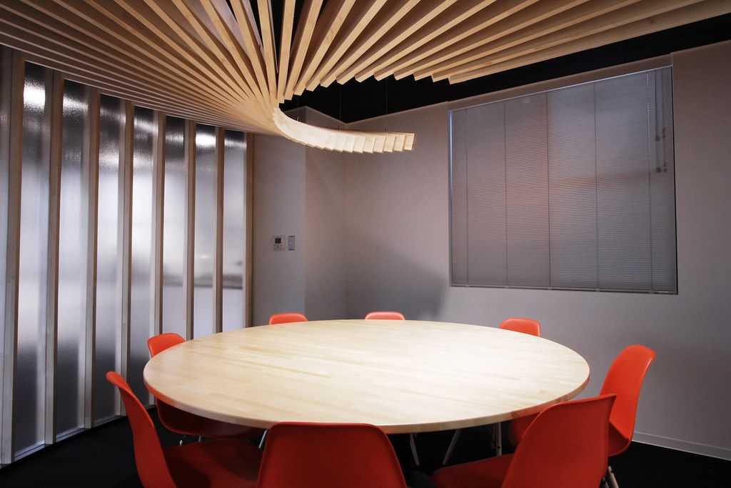 The BRC Web Helper team collaborating around a table in a modern meeting room